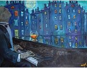 Pianist Масло, холст 