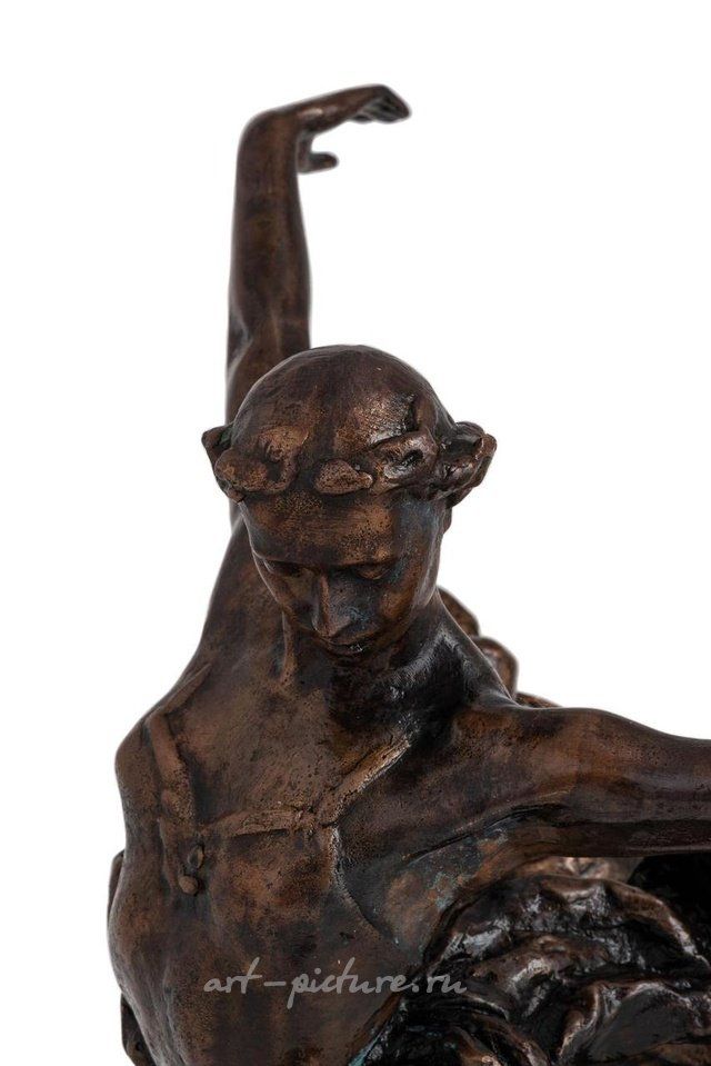 Русское серебро , Бронзовая фигура, Россия, 1963, Елена Александровна Янсон-М...