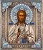 Икона святого Иоанна Предтечи с серебряно-золоченым оформлением