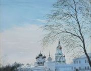 Толгский монастырь масло,холст 