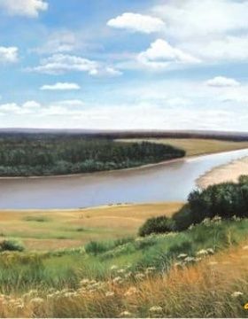 купить Русские просторы Масло,холст 