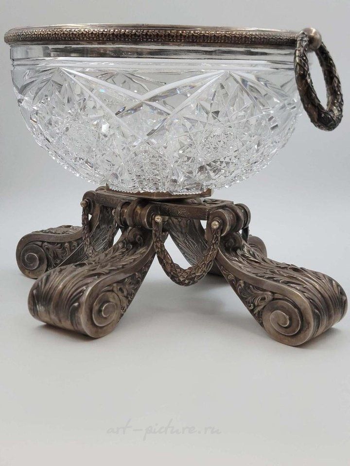 Русское серебро , Крупная серебряная посуда Tiffany and Co. XIX века