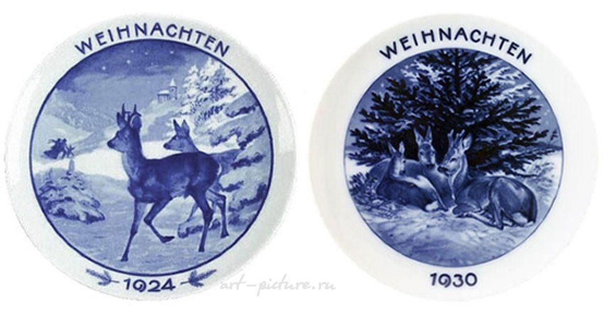Теодор Кернер. Настенная тарелка Рождественская. 1924, 1930 гг.