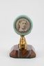 Opal flacon with guilloche enamel