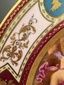 Фарфоровая тарелка Королевского Вены с изображением женщины и ребенка в саду