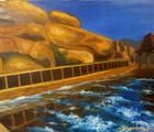 Статуэтка Вечер в Хампи Масло, хол…