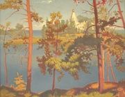 Валаам.Никольский скит. масло, холст