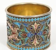 8 Серебряных десертных ложечек Christofle