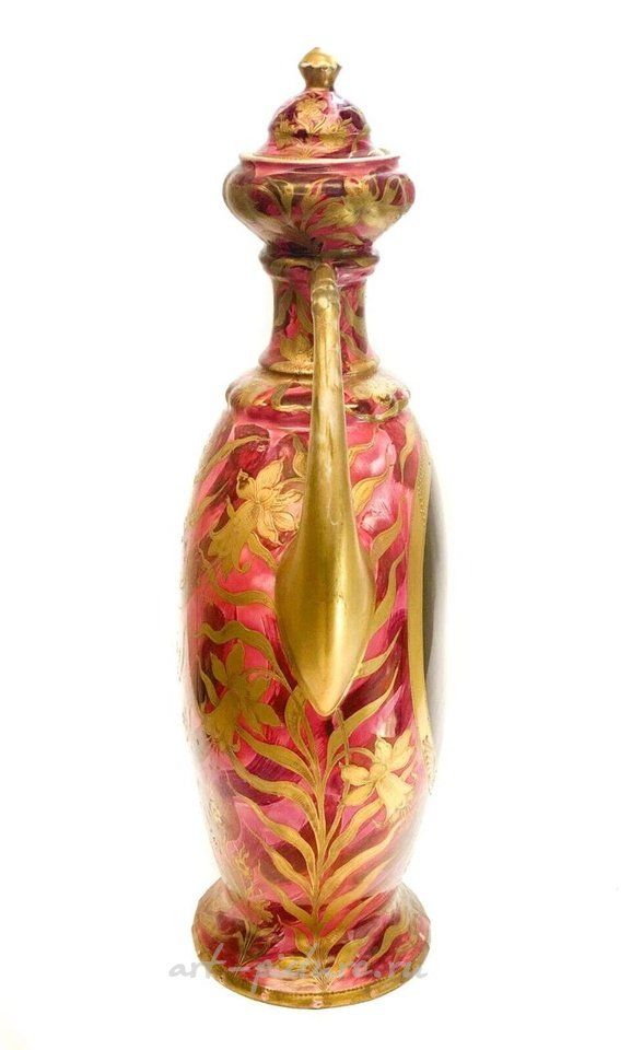 Royal Vienna , Ваза "Art Nouveau" Royal Vienna с обнаженной красавицей