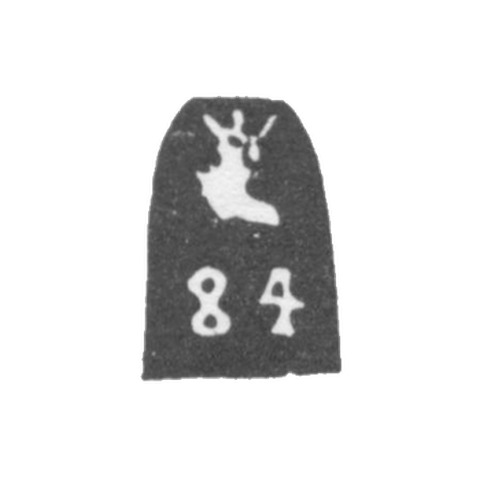 Городское клеймо Архангельска 2-я половина 19 века "Архангел Михаил"