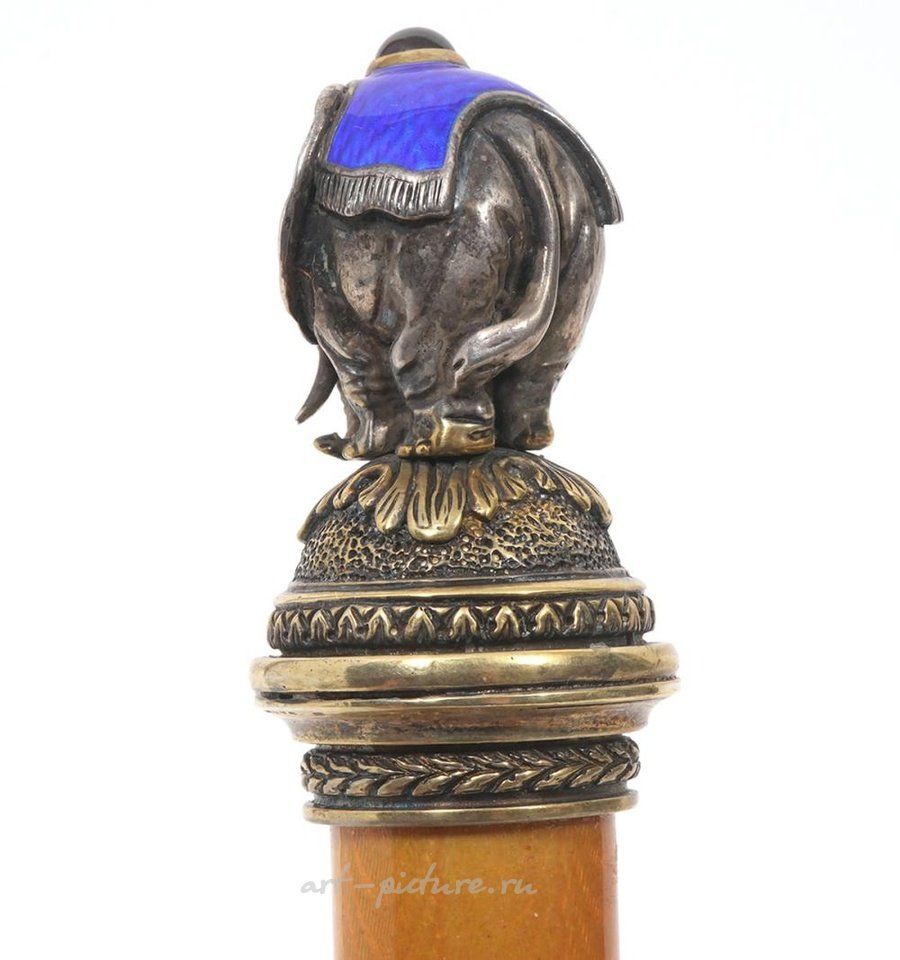 Русское серебро , Серебряный нож для открывания писем Steuben Glass "Экскалибур"