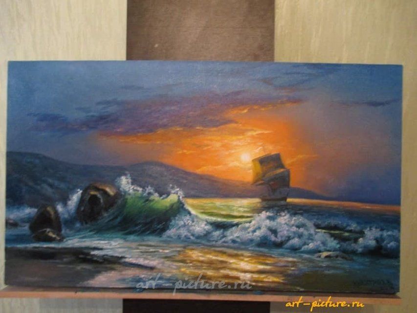 По мотивам Михаила Сатарова масло, холст 