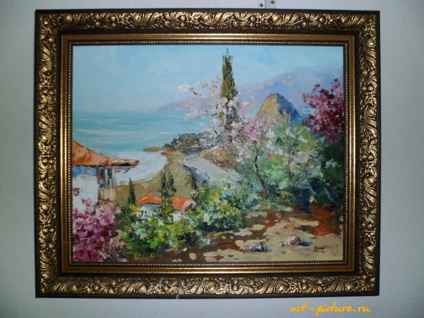 Весна в Крыму масло, холст