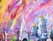 Салют акрил,холст