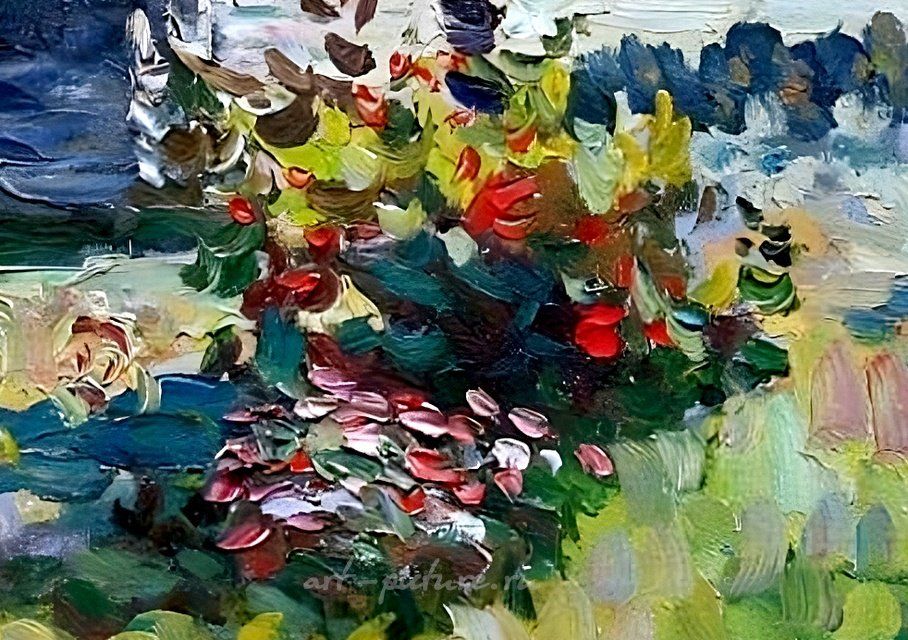 Рыбники. Холст, масло. 37 х 50 см