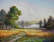 Дорога к детству Масло , холст