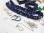Strada watch with onyx and mother of pearl, Russian diopside...