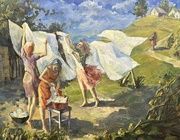 Свежий ветер. Прачки.