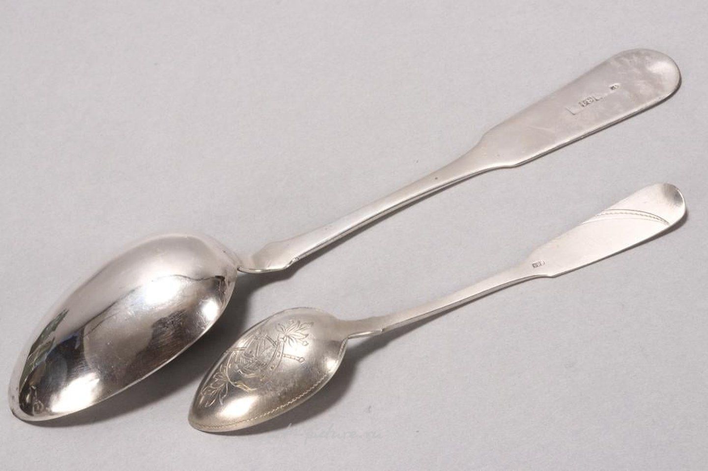 Русское серебро , Русская серебряная ложка для просеивания