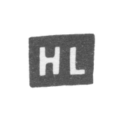 Клеймо мастера Лассас Генрих - Ленинград - инициалы "HL"