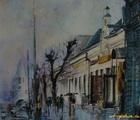Статуэтка Улица Советская масло,хо…