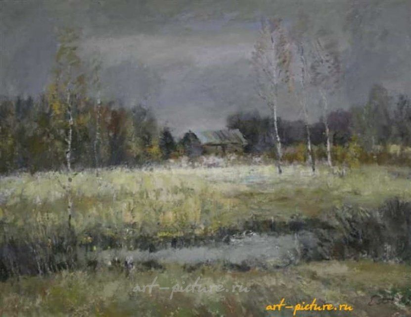 Поздняя осень. Холст, масло. 70 х 90 см