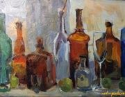 Bottles №4 масло, двп 