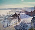 Статуэтка Костёл Масло, холст 