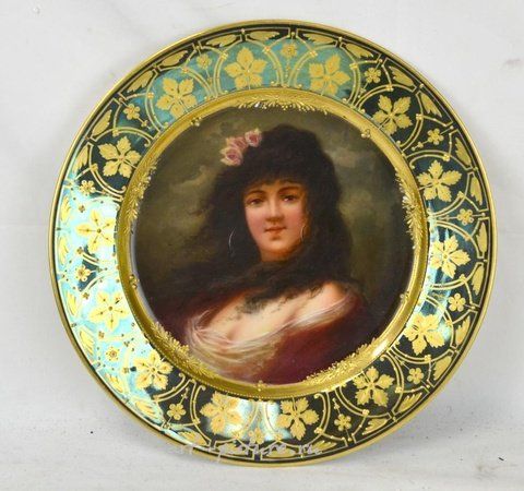 Royal Vienna, Royal Vienna  тарелка с портретом дамы
