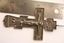 Russian Tsar Nicholas' name on an Orthodox silver crucifix