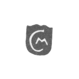 Клеймо мастера Мейер Конрад - Рига - инициалы "CM" - 1613-1656 гг.