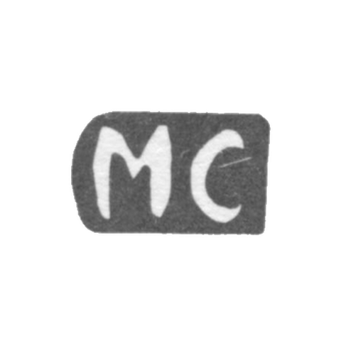 Клеймо мастера Смирнов Михаил Васильев - с. Красное - инициалы "МС" - 1898 г.