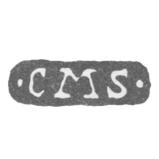 Клеймо мастера Штеле Карл Магнус - Ленинград - инициалы "CMS" - 1830-1849