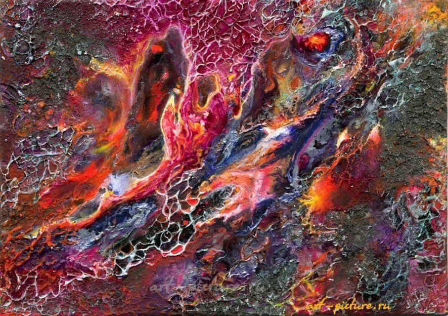 Теория Хаоса Акрил,медиумы,холст