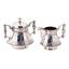 Russian sugar bowl and milk jug in Pan-Slavic style