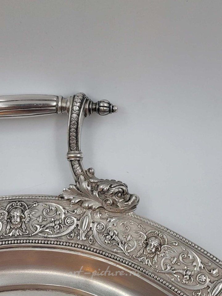 Russian silver , 19TH C. IMPERIAL RUSSIAN STERLING SILVER 84 TEA SET, 3,300 G...