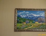 Лучше гор могут быть только горы. масло.холст, багет 