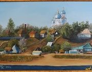 Никольское на Волге холст,масло 