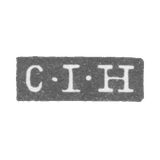 Клеймо мастера Хернштедт Карл Иоганн - Ленинград - инициалы "C-I-H"