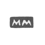 Клеймо неизвестного мастера Костромы - инициалы "ММ" - 1788 г.