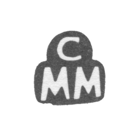 Клеймо мастера Мёринг Кристиан Матиас - Таллин - инициалы "CMM" - 1742-1787 гг.