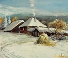 Статуэтка Зимний заполдень масло,х…