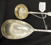 Ранняя русская серебряная ручка для сервировки