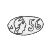 Проба "56" Женщина в кокошнике
