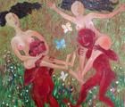 Статуэтка .Springtime xolst maslo