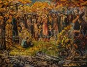 «Русские люди» Холст / Масло 