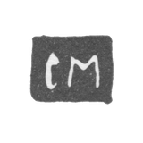 Клеймо мастера Марков Сысой Федоров - Ярославль - инициалы "СМ" - 1761-1762 гг.