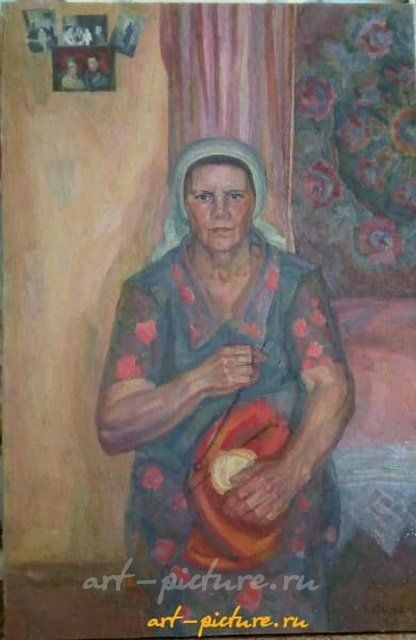 Мать Холст, масло