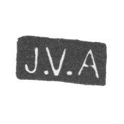 Клеймо мастера Арне Иоганн Виктор - Ленинград - инициалы "J.V.A"