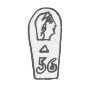 Проба "56" Женщина в кокошнике